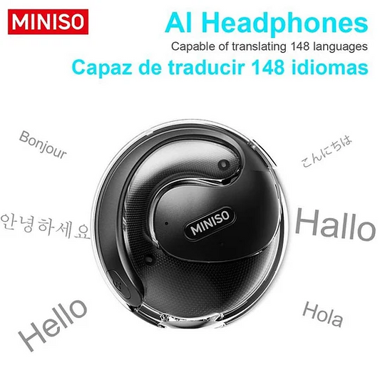 MINISO X15 Pro AI Translation Earphone Wireless Bluetooth Waterproof